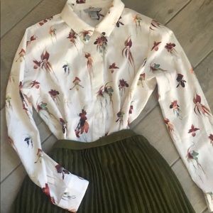 H&M  floral women’s blouse